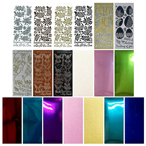 Paper Wishes – Dazzles Stickers Collection | Unique Stickers for Scrapbooking, Cardmaking, Gifts and All of Your DIY Crafting, Art and Creative Projects - Inspiration at Your Fingertips - color: Easter Set