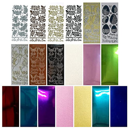 Paper Wishes – Dazzles Stickers Collection | Unique Stickers for Scrapbooking, Cardmaking, Gifts and All of Your DIY Crafting, Art and Creative Projects - Inspiration at Your Fingertips - color: Easter Set