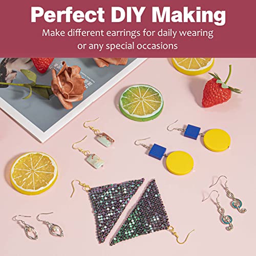 Hypoallergenic Earring Hooks for Jewelry Making, 600 Pcs Earring Making Kit