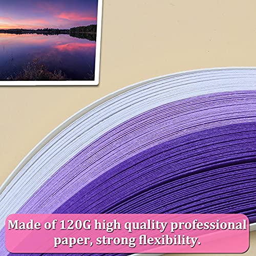 Zorfeter Multi-Color Quilling Paper Strips Kits, 5mm Width, 15" Length - size: Paper Width: 5mm