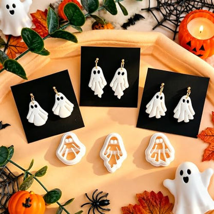 13 Pcs Halloween Spooky Polymer Clay Cutters Set - color: Skeleton
