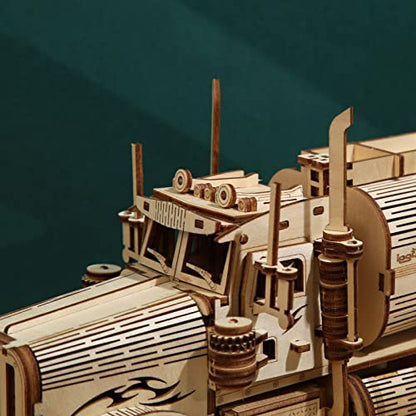 3D Wooden Puzzle for Adults, DIY Small Tanker Truck Model Kit