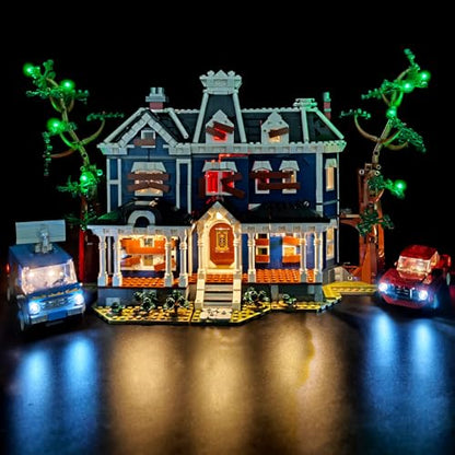 LED Light Kit Compatible with Lego 11370 Stranger Things: The Creel House - color: Remote Control Version