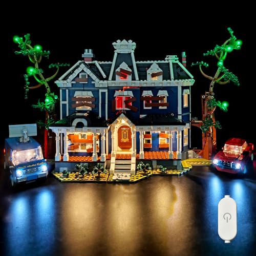 LED Light Kit Compatible with Lego 11370 Stranger Things: The Creel House - color: Touch Switch Version