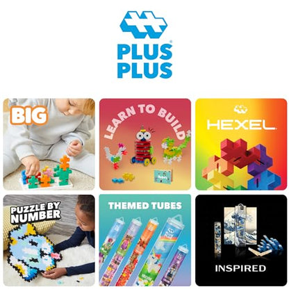 PLUS PLUS Rainbow Mix Tube - Mini Interlocking Building Blocks Set - color: Rainbow