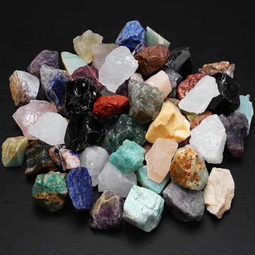 5 lbs Rocks for Tumbling, Mix Large 1-2 Inch Tumbled Stones - size: 1-2 Inch, 5 Pound