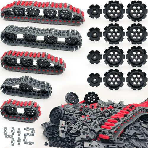 412PCS Technical Building Block Tank Tracks & Wheels Set