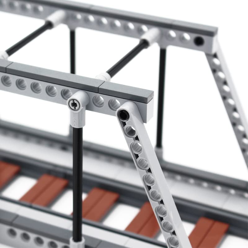 Classic Train Building Bridge City Passenger Express Train Tracks Toys Accessories Railroad Construction Building Block Compatible with Major Brand (Train Bridge) - style: Train Bridge