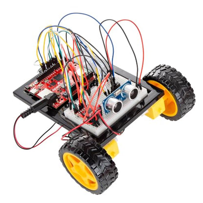 SparkFun Inventor’s Kit for MicroPython - SIK - RP2350 IoT RedBoard - 5 Guided Projects (16 Circuits) with Sensors - OLED - Motors - Robot Build - Solderless STEM Kit