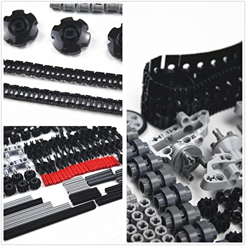 1533 PCS Technical Parts Building Block Accessories Vehicles Gears Cross Axles Wheels Connector Pieces Set Chain Link Pin Joint Shock Absorber MOC Toys - style: MA1533
