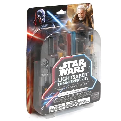STAR WARS Construct Your Own Lightsabers, Build 2 Lightsabers for Kids, OBI Wan Kenobi Lightsaber & Darth Vader Lightsaber, 6 Year Old Boy Gifts, Toys - color: Lightsabers Building Kit
