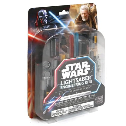 STAR WARS Construct Your Own Lightsabers, Build 2 Lightsabers for Kids, OBI Wan Kenobi Lightsaber & Darth Vader Lightsaber, 6 Year Old Boy Gifts, Toys - color: Lightsabers Building Kit