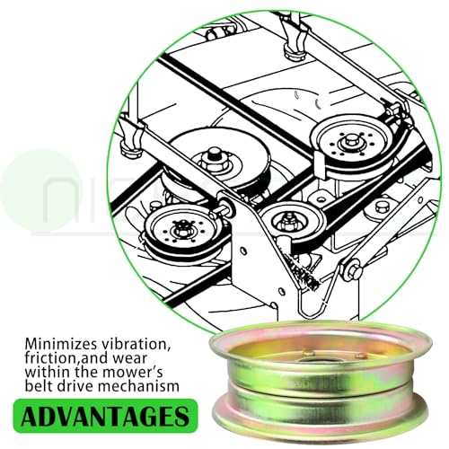 589766102 Idler Pulley for Husqvarna 46" 48" 54" Z246 RZ4623 Deck - color: A11 1x539132728