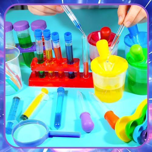 Bbiamsleep 37PCS Science Kits for Kids, Beakers and Test Tubes Experiments