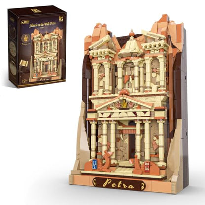 JAKI Petra Architecture Building Set for Adults, Ancient Landmark Model Kit