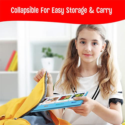 Sentence Flip Charts, 80 Double Sided Cards in Noun/Verb/Adjective/Preposition 40 New Sentence Building Freestanding Flip Chart Educational Learning Tool for School Supplies - style: Sentence-A