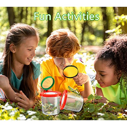 Insert Bug Viewer for Kids, 4PCS Magnifying Insect Box Bug Catcher Kit - style: InsertBug4Pcs