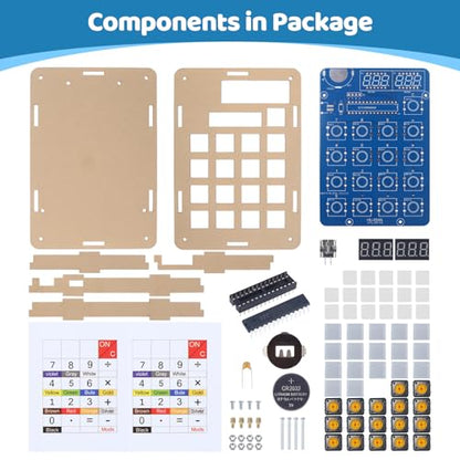 MIOYOOW 6-Digit Calculator Soldering Kit, Electronics Project for Students