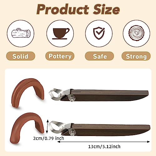 2 Pcs Pottery Handle Making Tools, Adjustable Clay Cutters,Classic Style - style: Classic Style
