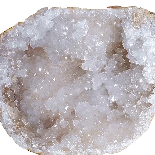 DANCING BEAR 25 Break Your Own Geodes, 90% Hollow, (Large 1.75-2.5") Crack Open & Discover Amazing Surprise Crystals Inside! Educational Info and Instructions Included, Fun Party Favors & Prizes - style: Large (1.75-2.5")