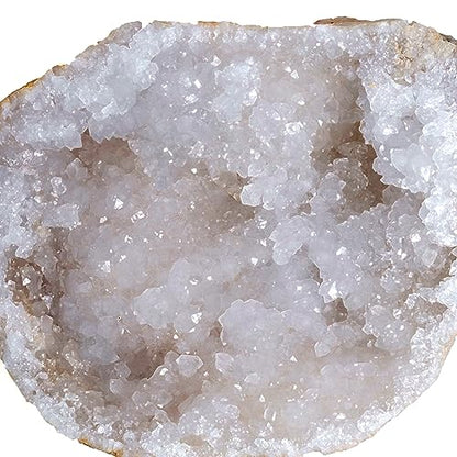 DANCING BEAR 25 Break Your Own Geodes, (Medium 1-1.5") 90% Hollow, Crack Open & Discover Amazing Surprise Crystals Inside! Educational Info and Instructions Included, Fun Party Favors & Prizes - style: Medium (1-1.5")