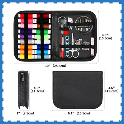 Sewing Kit for Adults,Marcoon Needle and Thread Kit with Sewing Supplies and Accessories Contains Scissors, Measure Tape,Seam Ripper,Suitable for Home, Travel, Beginner, Emergency