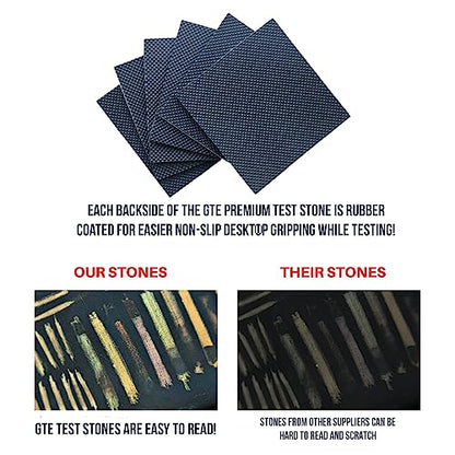 Gold Silver Jewelry Tester Appraisal Kit 10K 14K 18K 22K 24K Platinum Palladium Test Precious Metals 999 925 Scrap