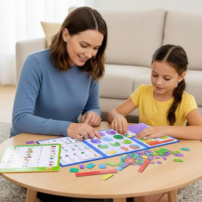 Magnetic Fraction Educational Puzzle, Magnetic Fraction Playbook
