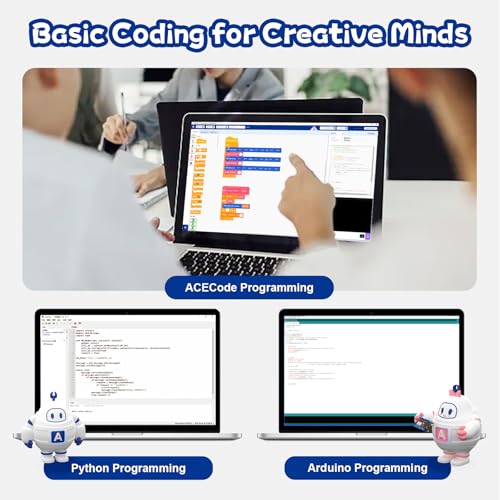 ACEBOTT Robotics for Kids Ages 12-16，Bionic Biped Robot Kit for Arduino ESP32, STEM Science Kits, Cool Engineering Building Toys, Science Coding Kit for 12+ Boys Girls Teens and Adults Unique Gifts