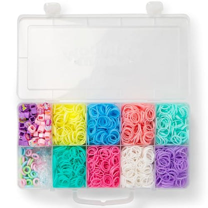 Rainbow Loom Pretty Pastels Beadmoji Bracelet Making Kit with Speed Loom