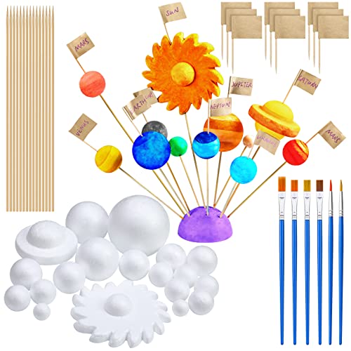 55 Pcs Solar System Mode Kit for School Science Project
