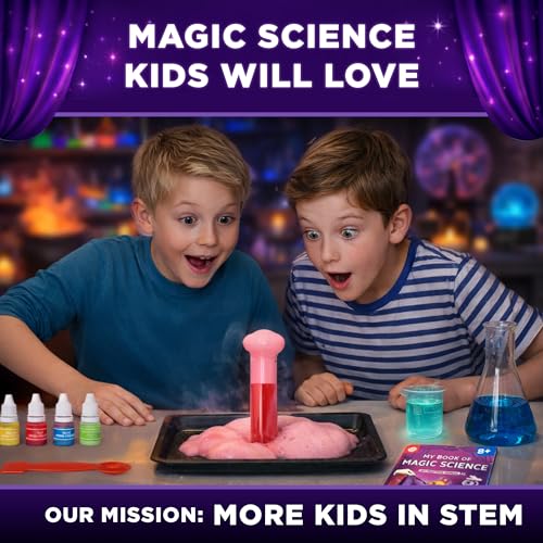 Doctor Jupiter Magic Science Experiments Kit for Kids Ages 8+ - style: Magic Science Kit: 8+