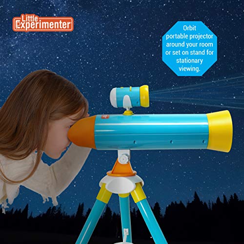 Little Experimenter Projector Telescope, 24 Space Images, STEM Kids 3-12