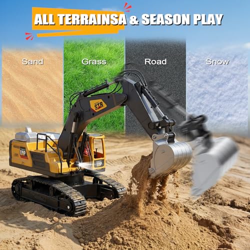 Remote Control Excavator Toys, Rc Digger Construction Vehicles