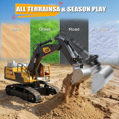 Remote Control Excavator Toys, Rc Digger Construction Vehicles