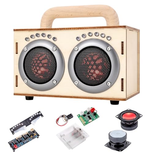 STEM Science Projects for Kids, Build Your Own DIY Bluetooth Speaker Kit - color: Gray