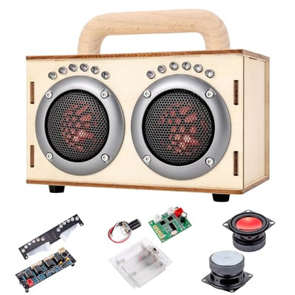 STEM Science Projects for Kids, Build Your Own DIY Bluetooth Speaker Kit - color: Gray