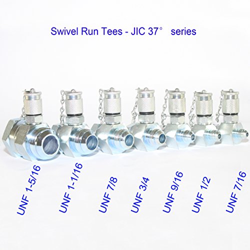 XZT 60U Hydraulic Pressure Test Coupling Kit,Pressure gauges Set,Test Hose,BSPP ORFS JIC Hydraulic Swivel Run tees, Hydraulic Test Tools for Excavator Construction Machinery