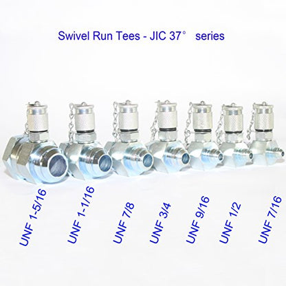 XZT 60U Hydraulic Pressure Test Coupling Kit,Pressure gauges Set,Test Hose,BSPP ORFS JIC Hydraulic Swivel Run tees, Hydraulic Test Tools for Excavator Construction Machinery