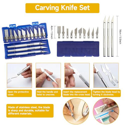 Anyman 42-Piece 3D Printer Tool Kit with Deburring Tool and Diamond Files