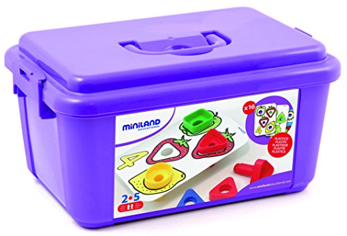 Miniland Educational - Activity Nuts and Bolts School Game Set for Kids