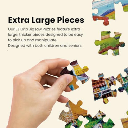 MasterPieces 500 Piece EZ Grip Jigsaw Puzzle for Adults, Family, Or Youth - Cooper's Corner - 19.25"x26.75" - style: Cooper's Corner