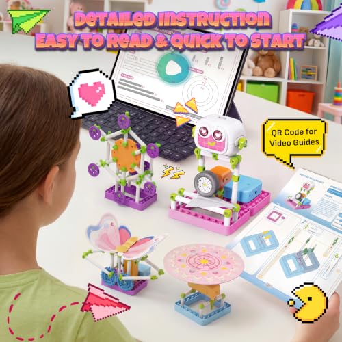SMILESSKIDDO Science Kit for Girls 130+ Experiments, STEM Toys - color: Light Blue