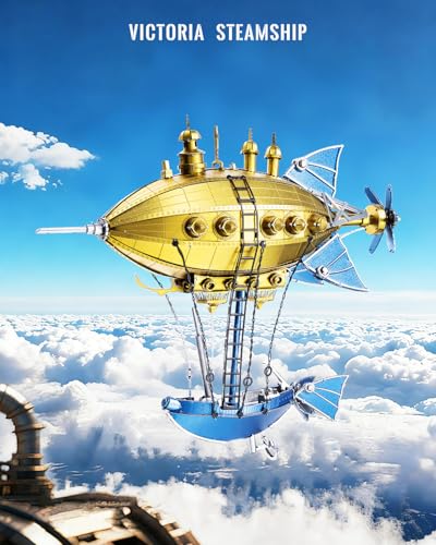 Piececool Metal 3D Puzzle for Adults Victoria Steamship Metal Model Kits DIY Building Kits,Hobbies Family Time,Home Decor Best Gifts
