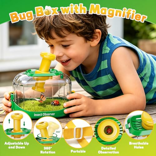 Kids Bug Catcher Kit Outdoor Explorer Set Educational Nature Toy Ages 3-12 - size: 378-3