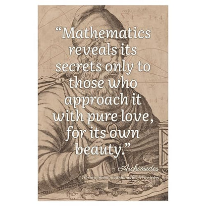 Quarterhouse 5 Poster Math Motivational Classroom Set - color: Math Motivational