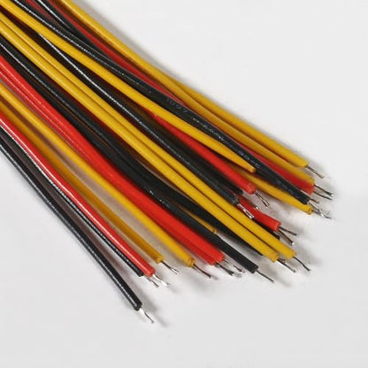 ACEIRMC 10Pairs JST-XH Connector Kit, XH 2.54mm 3 Pin Header Male and Female Connectors Plug Adapter with Flat Wire Cable 200mm 26AWG Compatible with JST XH (3P) - color: 3P