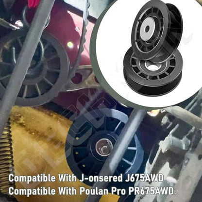 587973001, 587969201 Pulleys & 580364609 Belt Kit for Husqvarna etc.Models - style: Pulley Belt Kit
