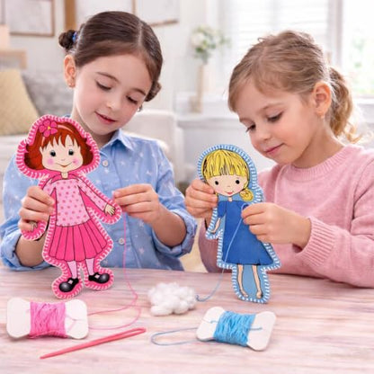 June Garden Ava & Mia Sew Your Own Doll Kits, 2-Pack, Age 5+ - color: 2-pack