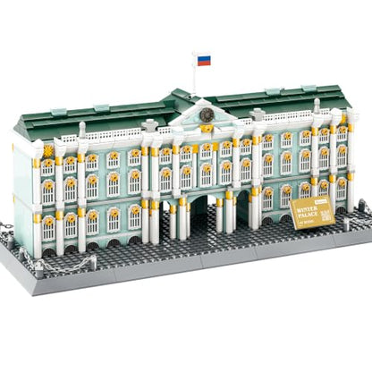 1063Pcs Winter Palace Saint Petersburg Building Set World Landmark Architecture Model Collectible Toy for Kids and Adults - color: Winter Palace